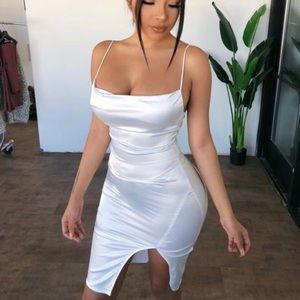 OOTDFash Tiffany Cami Satin Dress